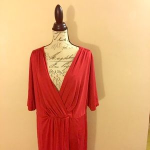 Red Lane Bryant dress